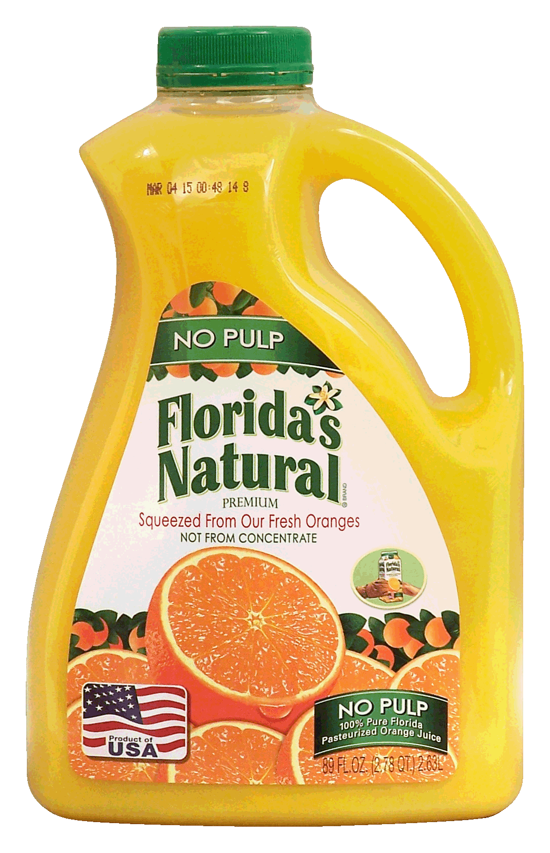Florida's Natural  100% pure florida pasteurized orange juice, no pulp Full-Size Picture
